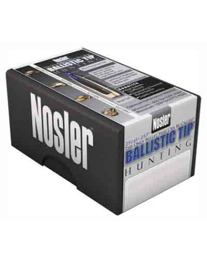 Nosler Bullets 25 Caliber.257 100 Grain Ballistic Tip 50 Count