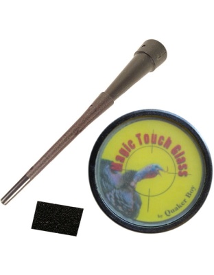 Quaker Boy Turkey Call Pot Style Magic Touch Glass