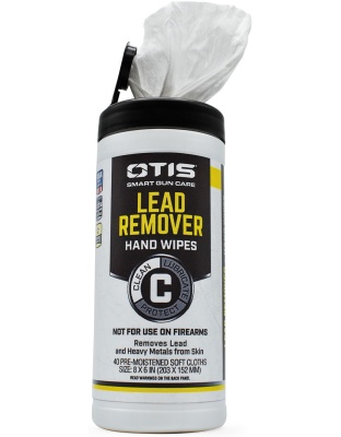 Otis Lead Remover Hand Wipes Canister 40 Count