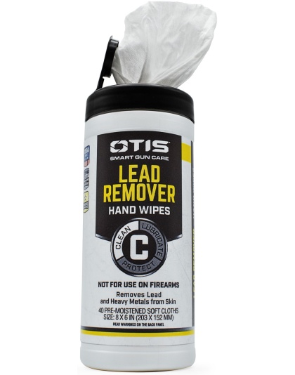 Otis Lead Remover Hand Wipes Canister 40 Count