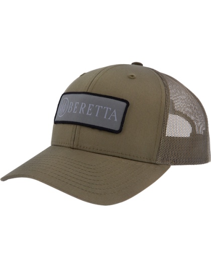 Beretta Cap Sdy Trucker Rect Patch Mesh Back Dark Green