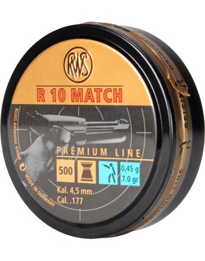 Rws Pellets 177 R10 Match 7 Grains 500-Pack