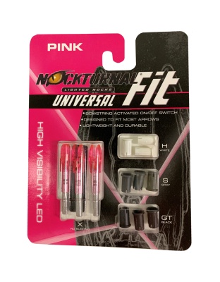Nockturnal FIT Lighted Nocks Pink 3 pk.