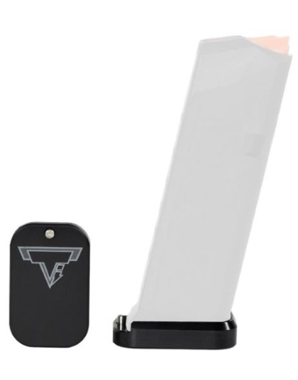 Taran Tactical Inv Ti Base Pad for Glock 9/40 Carry +0 Black