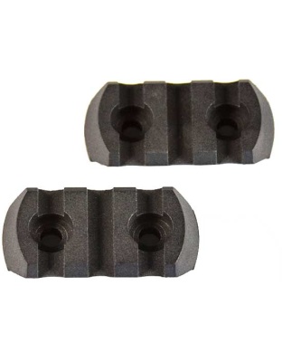 J&E Machine Tech Polymer M-LOK Rail 1.5" 3-Slot 2-Pack