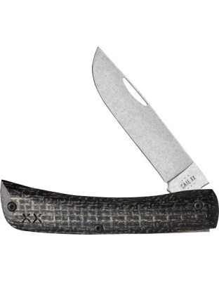 Case Knives Crossroads Series Black Burlap Lam Sod Buster Jr