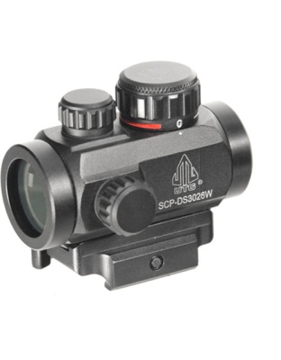 Utg Red Micro Dot 4.0 MOA 2.6" 30 mm with Integral Quick-Detach Mount