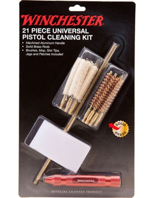 Winchester Universal Pistol 21-Piece Cleaning Kit