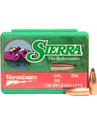Sierra Bullets 6 mm.243 60 Grain Hollow Point 100 Count