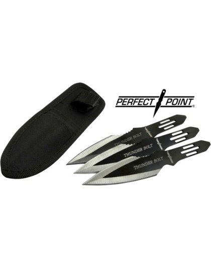 Master Cutlery Perfect Point 6.5" Spear Point Throwing Knives 3-Pack