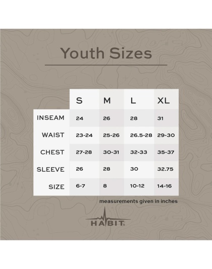 Habit Youth Bear Cave Long Sleeve Tee Realtree APX Youth Extra Large