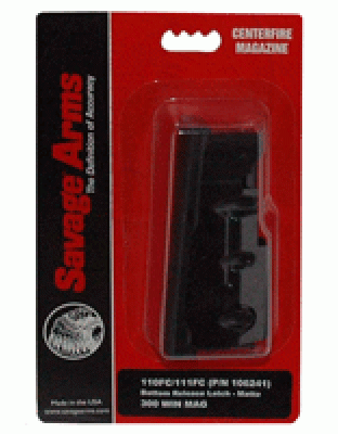 Savage Magazine 110FC/111FC.300WM/.375 Ruger 3 Rounds Blued