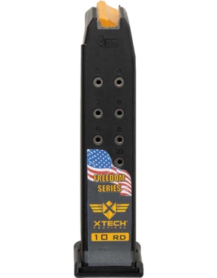 Xtech Tactical Magazine for Glock 19 10 Rounds Freedom Series
