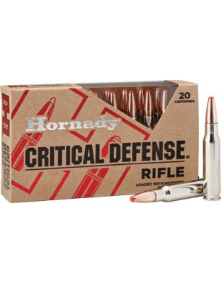 Hornady Critical Defense 223 Rem 55 Grain Ftx 20 Rounds 10 Boxes per Case