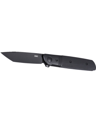 Crkt Knives Bamboozled 3.3" Tanto Assisted Black/Black D2
