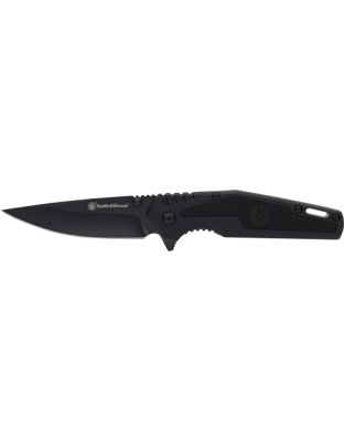 Smith & Wesson Knife S.w.a.t Spring Asst 3" Black/Black Liner Lock