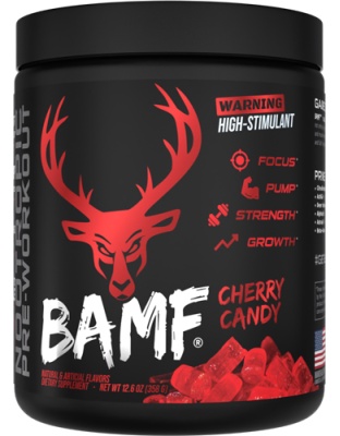 Bucked Up Pre-Workout Bamf Cherry Hard Candy 30 Servings