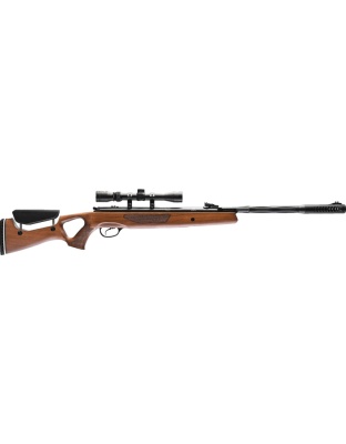 Hatsan Airguns Model 65 Combo.22 with 3-9X32 Scope Wood/Blued