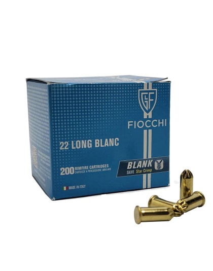 Fiocchi Handgun Blanks .22 LR Blanks 100/ct