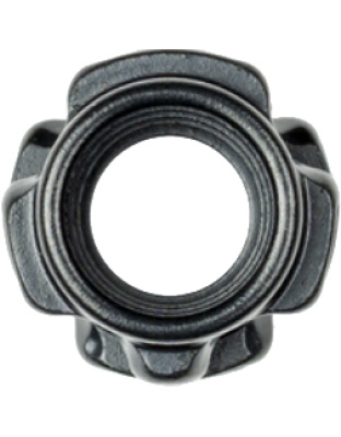 Hamskea Archery Raptor Peep 1/4" Black