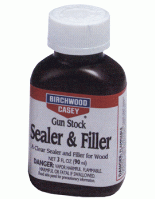 Birchwood Casey B/C Stock Sealer & Filler 3 Ounce. Bottle