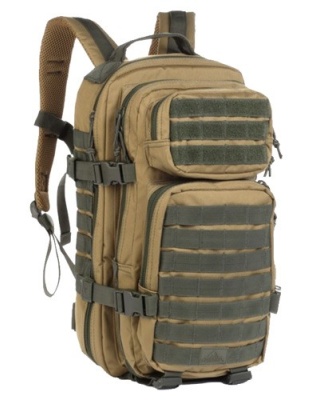 Red Rock Gear Rebel Assault Pack Coyote with Olive Webbing