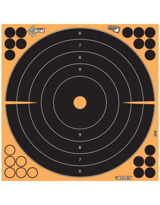 Allen Ez Aim Splash Adhesive Bullseye Target 5-Pk 12"X12"