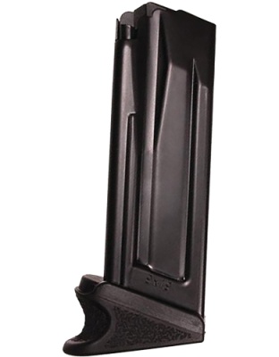 Hk Magazine P30SK/VP9SK 9 mm 10 Rounds Black Steel Ext. Floorplat