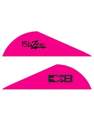 Bohning Blazer Vanes 2" Solid Hot Pink 100-Pack