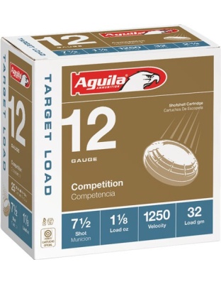 Aguila Shotshell 12 Gauge 2.75" 1-1/8 Ounce #7.5 250 Rounds Case Lot