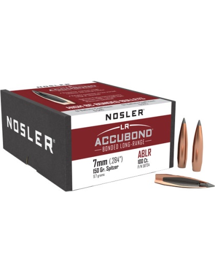 Nosler Bullets 7MM.284 150 Grain Accubond Lr 100 Count
