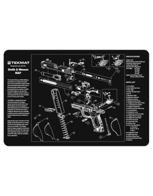 Tekmat Armorers Bench Mat 11"x17" Smith & Wesson M&P Pistol