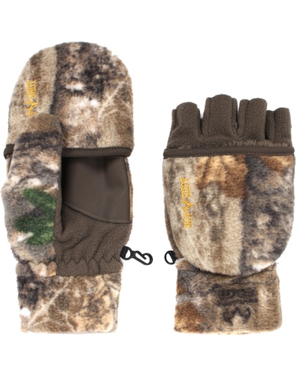 Hot Shot HF-2 Bulls-Eye Pop-Top Mitten Fleece Insulated Realtree APX Extra Large — Model B01-0E-255-X