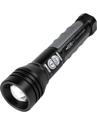 Police Security Flashlights Twin Power Flashlight Whte 600 Lum Rechble & 4AAA Btry