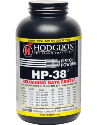 Hodgdon HP38 1LB Can 10CAN/Cs