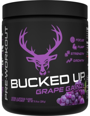 Bucked Up Pre-Workout Grape Gainz 30 Servings