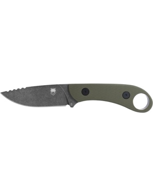 Cobratec Knives D2 Skinner 3.75" Full Tang Od Green G10 with Kydex Sheath