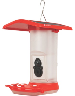 Feathersnap Hummingbird Feeder Wi-Fi Solar Powered with Camera