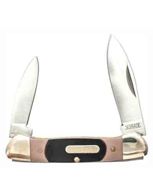 Old Timer Knife Minuteman 2-Blade 2" Stainless Delrin