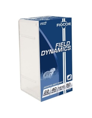 Fiocchi Magnum Shooting Dynamics Rimfire Ammunition.22 WMR 40 gr. JSP 1910 fps 50/ct