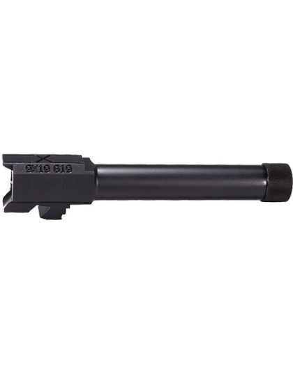 Faxon Firearms Barrel Fits Glock 19 9 mm Threaded Black
