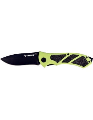 Ruko Folder 3.25" Green Handle Clamshell