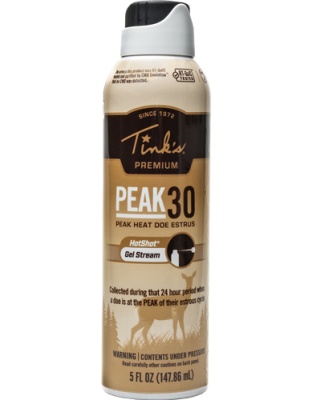 Tinks PEAK30 Premium Deer Lure Estrus Gel Stream 5 Ounce