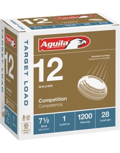 Aguila Shotshell 12 Gauge 2.75" 1 Ounce #7.5 250 Rounds Case Lot
