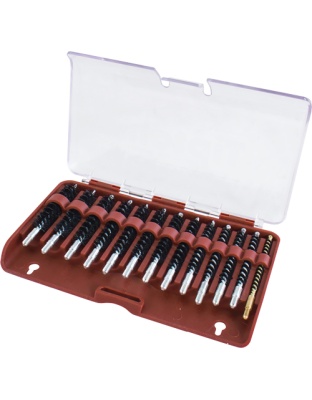 Tipton 13-Piece Nylon Rifle Bore Brush Set with Storage Case