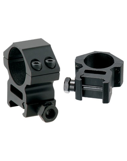 Utg Rings 1" Medium Profile Matte Black Picatinny/Weaver