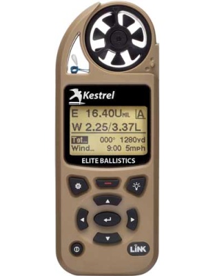Kestrel Ballistics 5700 Elite with Applied Ballistics and Link Desert Tan
