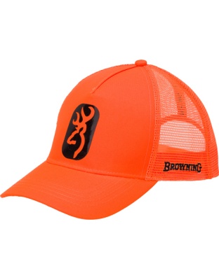 Browning Cap Centerfire Blaze Orange with Buckmark Patch Adjustable