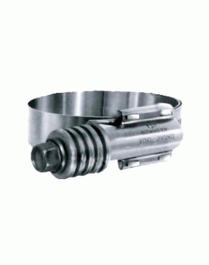Trident Marine Stainless Steel Constant Torque Clamp 5/8" Band, Hose I.d. - 1-1/4" to 2", Hose O.d. - 1.75" to 2.625"