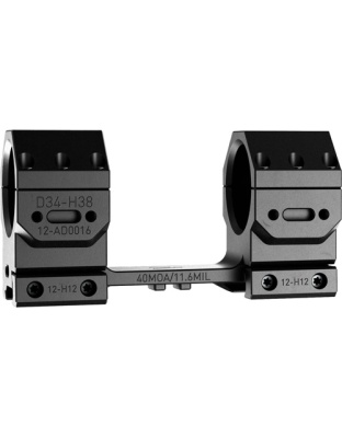 Audere Scope Mount Adversus 34 mm High 40MOA Black
